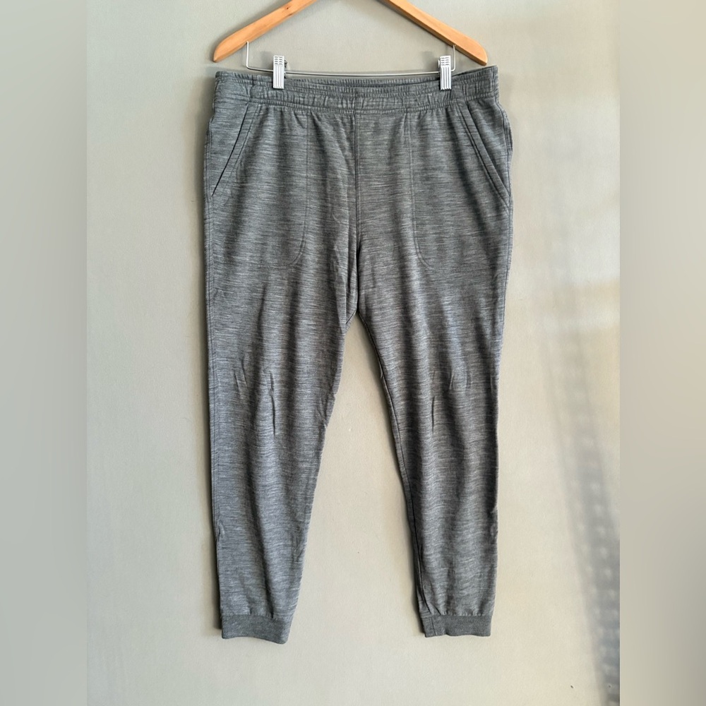 Icebreaker Merino Blend MEN Lounge Pants Joggers Size XL Gray Shifter